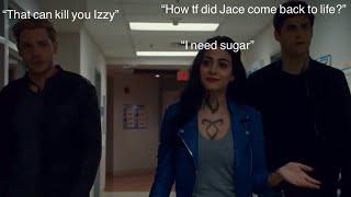 Jace Alec and Izzy being chaotic siblings for 5 minutes straight