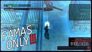 BEATING RAVEN with ONLY the FAMAS Metal Gear Solid