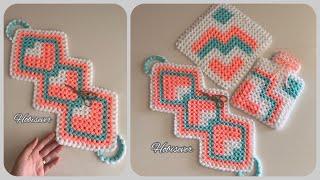 Perfect Puff Stitch Pattern - Easy Crochet Washcloth Pattern for Beginners