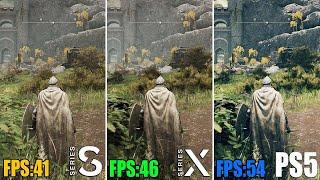 Elden Ring 1.09 Comparison  Xbox Series S vs. Series X vs PS5