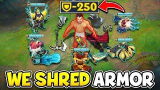 LEAGUE OF LEGENDS BUT YOUR ARMOR IS LITERALLY WORTHLESS -250 ARMOR HACK LOL