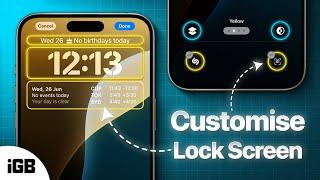 iOS 18 Lock Screen Customization Wallpapers Widgets & More