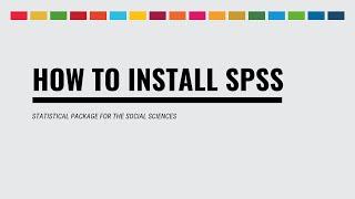 How to Install IBM SPSS software
