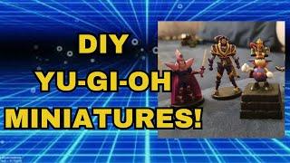 How To Make Yugioh Miniatures For DnD Etc  Yu-Gi-Oh DIY