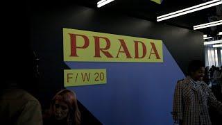 2020 Prada Show in Milan Italy