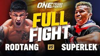 Biggest Fight In Muay Thai History  Rodtang vs. Superlek  Full Fight