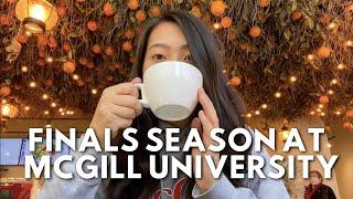 FINALS WEEK AT MCGILL UNIVERSITY  Senior Year Week In My Life Vlog