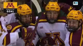 Highlights Gopher Men’s Hockey Routs Badgers 8-0 Wins B1G Regular Season Title