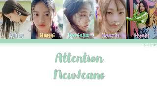 NewJeans 뉴진스 – Attention Lyrics HanRomEngColor Coded