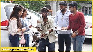 Rich Beggar Prank With SUV iPhone & Manager ft. The HunGama Films  RDS Production  Prank in India