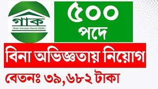 guk ngo job circular 2022।। ৬৯৫ পদে গাক এনজিও নিয়োগ বিজ্ঞপ্তি ২০২২।। ngo job circular