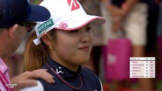 Ayaka Furue 2024 Evian Championship Final Round All Televised Shots and Interview #lpga #golf