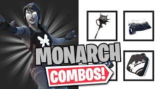 MONARCH COMBOS  FORTNITE SKIN REVIEW