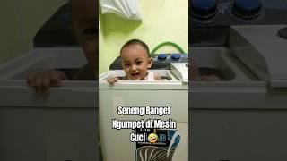 Ngumpet di Mesin Cuci  #shorts #short #fyp #fypシ #reels #viral #lucu #baby #babyboy #babycute #bayi