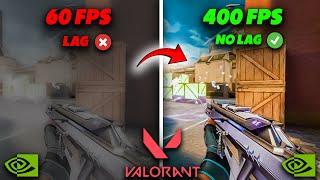  How To BOOST Your FPS On Valorant + FIX FPS DROPS  Fix Lag & Stutters  Performance Guide