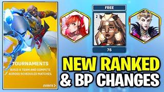 Dev Update Battlepass Changes & New Ranked System