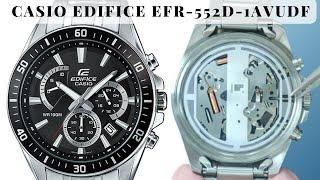 how to change the battery casio edifice EFR-552D-1AVUDF #watchrepair