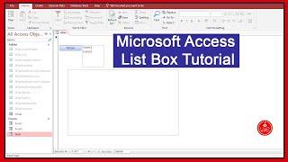 How to use list option in Microsoft Access to view different forms like a professional application