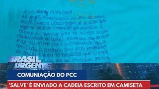 PCC Salve é enviado a cadeia escrito debaixo de camiseta  Brasil Urgente