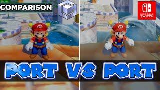 Super Mario Sunshine Comparison  Gamecube vs Switch  Port vs Port