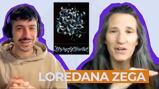 Calligraphy Masters Podcast #039 - LOREDANA ZEGA DANCING LETTERS AND DRY BRUSH CALLIGRAPHY