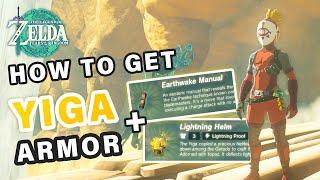 How to get Yiga Armor Set + Earthquake Ability + Lightning Helm ► Zelda Tears of the Kingdom