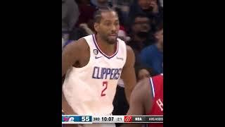 Kawhi Leonard middy over Joel Embiid 