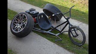 Homemade 200CC BMX Trike With CAR TIRES ? PART 1