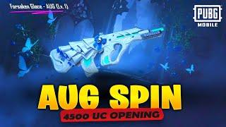 AUG LUCKY SPIN  UPGRADE TO LEVEL 5  CRATE OPENING  4500 UC CRATE OPENING