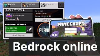 Make a public bedrock server without port forwarding