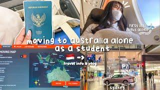 moving to australia alone from indonesia as a student   travel info + vlog 2022