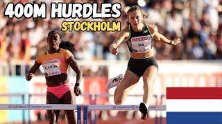 Femke Bols answer to Sydney McLaughlin-Levrone II 400m Hurdles Stockholm Diamond League 2024