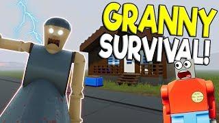 LEGO GRANNY ESCAPE SURVIVAL CHALLENGE - Brick Rigs Gameplay Challenge - Lego Granny Escape