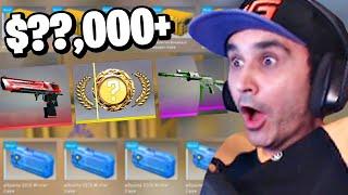 Summit1g OPENS 500+ CSGO CASES & Unboxes This...