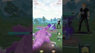 Nidoking VS Nidoqueen in Pokemon Go #pokemongo #nidoking #nidoqueen 