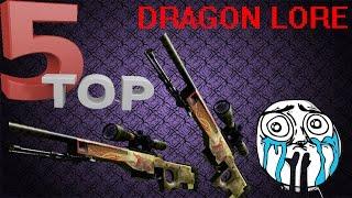 ТОП 5. Реакция людей на выпадение Awp  Dragon Lore.