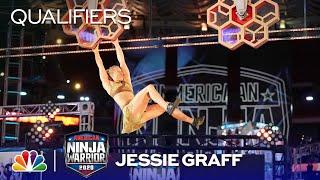 Jessie Graff Puts on a Show - American Ninja Warrior Qualifiers 2020