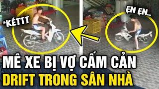 Mê làm racing boy nhưng BỊ VỢ NGĂN CẤM thanh niên lấy xe DRIFT TRONG SÂN NHÀ  Tin 3 Phút