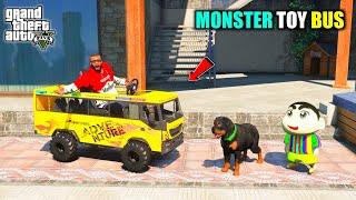 Franklin & Shinchan Buy Mini Monster Bus Toy Car in GTA 5  JNK GAMER