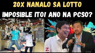 PCSO NAGPALIWANAG SA PAGKAPANALO NG ISANG TAO NG 2O BESES SA LOTTO