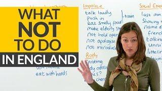 English Culture Manners & How to be polite