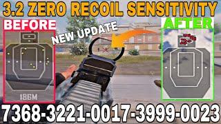 3.2 Update Zero Recoil Sensitivity Gyro & Non gyro For Android Players  Bgmi Zero recoil