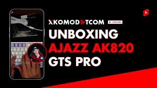 Unboxing Ajazz AK820 GTS Pro - Mechanical Keyboard 75% + Knob + TFT Screen + Gasket Mounted + 3 Mode