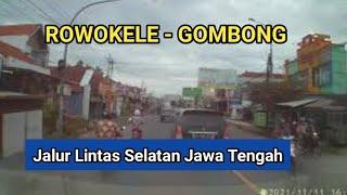 Jalan Rowokele Menuju Gombong Kebumen  Jalur Lintas Selatan Jawa Tengah  Info Jalan