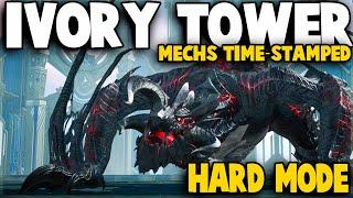 Pinnacle Glaivier  Ivory Tower Abyssal Dungeon Gates 1-4 Hard Mode Major Mechs Timestamped