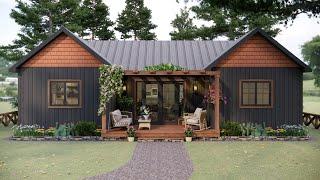 39x26 12x8mThis Small House is ... AMAZING Totally In Love With It  Cozy Cottage House Design