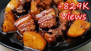 THE SECRET TO MAKE THE BEST MELT IN YOUR MOUTH KILLER PORK ADOBO WITH POTATOES