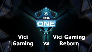 Vici Gaming vs Vici Gaming Reborn Game 1 - ESL One Manila CN - @TobiWanDOTA @Heen1337