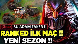 BENİ NEREYE YERLEŞTİRDİ   RANKED 1. MAÇ ZED JUNGLE   Ogün Demirci