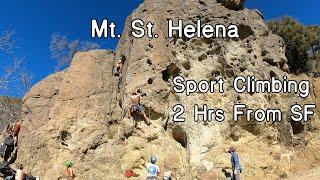 Great Rock Climbing Around the San Francisco Bay Area - Mt. St. Helena Sport Climbing